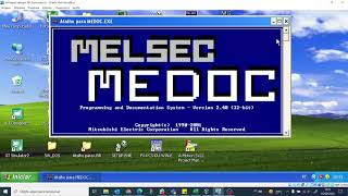 Old software MELSEC MEDOC basic procedures in English [upl. by Adrahc]