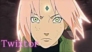 Sakura HarunoUchiha Twixtor 4kHDwith CC For Editing Naruto [upl. by Irt]