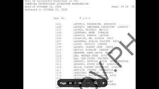 CHEMISTS LICENSURE EXAMINATION Held on OCTOBER 14 AND 15 2024 [upl. by Ahsenre]