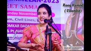 Raag Kamod Vilambit  ITC Mini Sangeet Sammelan  Moupali Chowdhury [upl. by Eiggem]