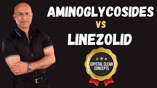 Aminoglycosides vs Linezolid MOA  Antibiotics  Pharmacology [upl. by Namyaw]