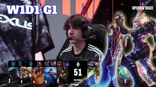 TL vs 100  Week 1 Day 1 S14 LCS Spring 2024  Team Liquid vs 100 Thieves W1D1 Full Game [upl. by Turley]