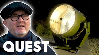 Drew Restores A WW2 Era Searchlight  Salvage Hunters The Restorers [upl. by Nawd]