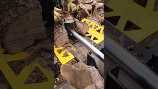 Using a wood Splitter  Prepping for winter [upl. by Given167]