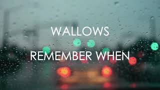 Remember When  Wallows LYRICS [upl. by Acceber]