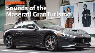 Hear the Maserati GranTurismo in Normal Mode vs Sport Mode [upl. by Thalassa609]