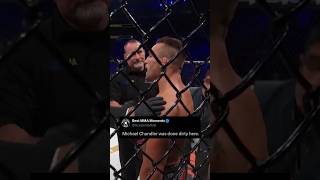 Cornerman pulls Michael Chandlers stool away amp he falls [upl. by Maurreen]