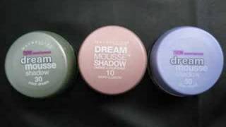 Review Maybelline Dream Mousse Shadows [upl. by Moscow]