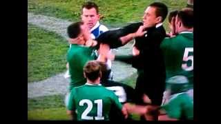 Sonny Bill Williams VS Cian Healy RUGBY SCUFFLE [upl. by Ketchum]