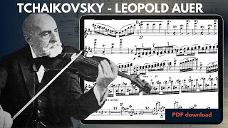 Tchaikovsky  Leopold Auer Violin Concerto Edits [upl. by Graham]