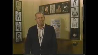 Fritz Von Erich Gives a tour of The Sportatorium WCCW 1987 [upl. by Enuj]