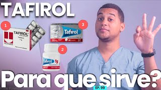 TAFIROL PARA QUE SIRVE  3 COSAS [upl. by Sanbo]