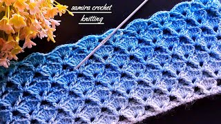 the best and easy crochet baby blanket pattern for beginners💯👌 how to knit for beginners [upl. by Layne]