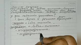 Letra Imprenta y Letra Manuscrita ¿Alguna Relación [upl. by Ahsyen]