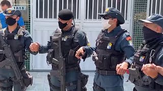 Em Propriá policiais fazem homenagem a delegado Marcelo Hercos  Balanço Geral Sergipe [upl. by Werra]