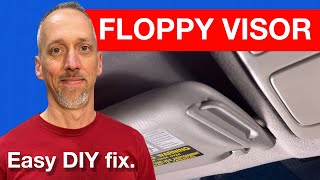 Lowcost DIY fix for a floppy visor [upl. by Socrates261]