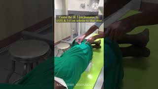 How to take Radiograph of L5S1 Lumbosacral junction Lateral Projection radiology radiography [upl. by Nhor]