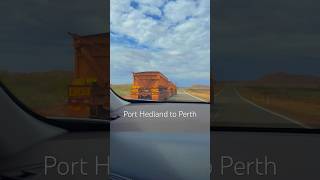 18 Hour drive from Port Hedland to Perth shorts [upl. by Aihsoem911]