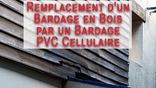 Bardage  remplacement du bois par un bardage en PVC cellulaire [upl. by Arita]