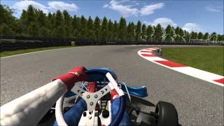 Kartbahn Teningen  Kart Racing PRO beta 7 [upl. by Yziar678]