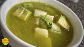 Qué RICA SOPA de LETRAS con salsa VERDE y VERDURAS  Naranja Verde [upl. by Ahtel]