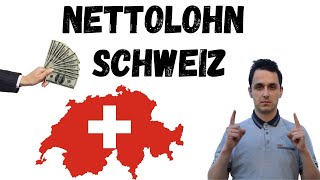 Nettolohn Schweiz 🇨🇭 BerechnungÜbersicht für alle Kantone inklTipps für die Nettolohnoptimierung🤑 [upl. by Asimaj]