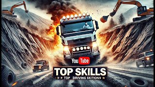 Most Dangerous HeavyDuty Driving Situations  Top Driving Skills Compilation 1 [upl. by Goulden]