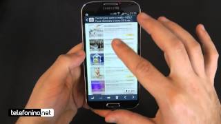 Samsung Galaxy S4 videoreview da Telefoninonet [upl. by Atilef]