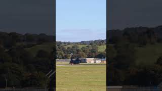 SUPER RARE US Army Chinook at Edinburgh Airport edinburghairport chinook usarmy helicopter [upl. by Gorton]