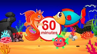 Lullaby and Peaceful Fish Animation Baby sleep music stv08 [upl. by Mehala638]