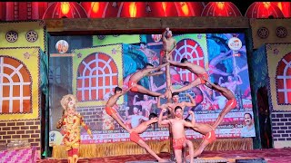 Mallakhamb Act TheLegendsofHanuman at Ramlila [upl. by Adelia275]