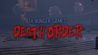 ROBLOX Panem  8th Hunger Games Death Order [upl. by Ornstead46]