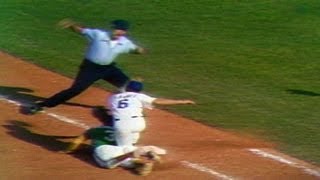 1974 WS Gm2 Marshall picks off Washington in ninth [upl. by Tterraj617]