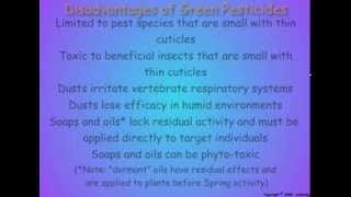 12 Advantages and Disadvantages Green Insecticides [upl. by Gustin582]