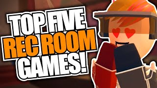 5 Rec Room Games You NEED to Play ft Talking Ben [upl. by Atileda933]