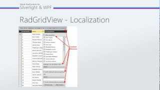 GridView  Part 5 Localization Silverlight amp WPF [upl. by Nylirac843]