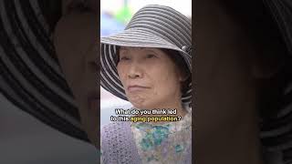 Elderly Japanese on Aging Population shorts [upl. by Lenz]