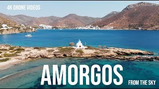 Amorgos by drone  Αμοργός από τον ουρανό [upl. by Nedyarb]