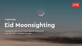 Eid Moonsighting LIVE  9 April 2024 [upl. by Anahpos]