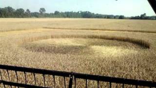 US Crop circles 2011 Beardstown Illinois late June 2011 [upl. by Nnylaf]