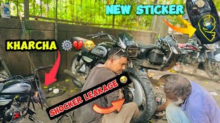 Bike K shocker hue leak😭💔Fir kharcha 😱⚙️ ​⁠priyanshupvtttt [upl. by Hance]