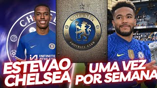 CHELSEA ESTEVÃO E REECE JAMES APENAS 1 VEZ POR SEMANA [upl. by Hanavas112]