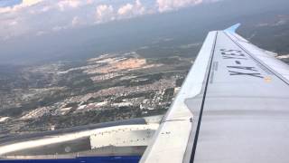 Acapulcos International Airport take off on an Airbus A320 Interjet [upl. by Anemix]