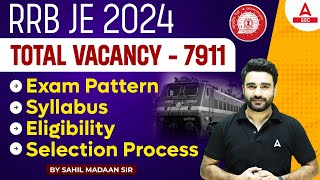 RRB JE 2024 Notification  RRB JE Syllabus Exam Pattern Eligibility Selection Process [upl. by Heda]