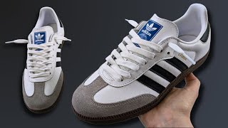 HOW TO LACE ADIDAS SAMBA LOOSELY Best Way [upl. by Arrais]