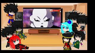 bardock y gine y unos invitados reaccionan a Goku y black y Goku vs jiren [upl. by Ultan695]