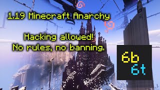 Minecraft Anarchy Server  119 No Rules IP join6b6torg [upl. by Llebiram]