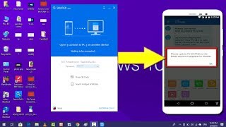 Solved Shareit Problem When Connecting to Windows 10  Please Update PC Shareit in Android [upl. by Segalman843]