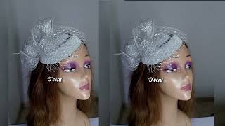 HOW TO MAKE THIS PILLBOX FASCINATOR WITH BIRDCAGE VEIL [upl. by Nirrek205]