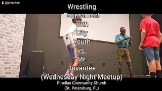 Wrestling Tournament With Ciy Youth  Wednesday Night Meetup  Pinellas Community Church [upl. by Ynnaffit]